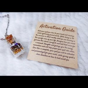 Stress Relief Spell Jar Necklace